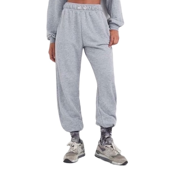 grey For Love & Lemons drawstring jogger sweatpants - Picture 10 of 11